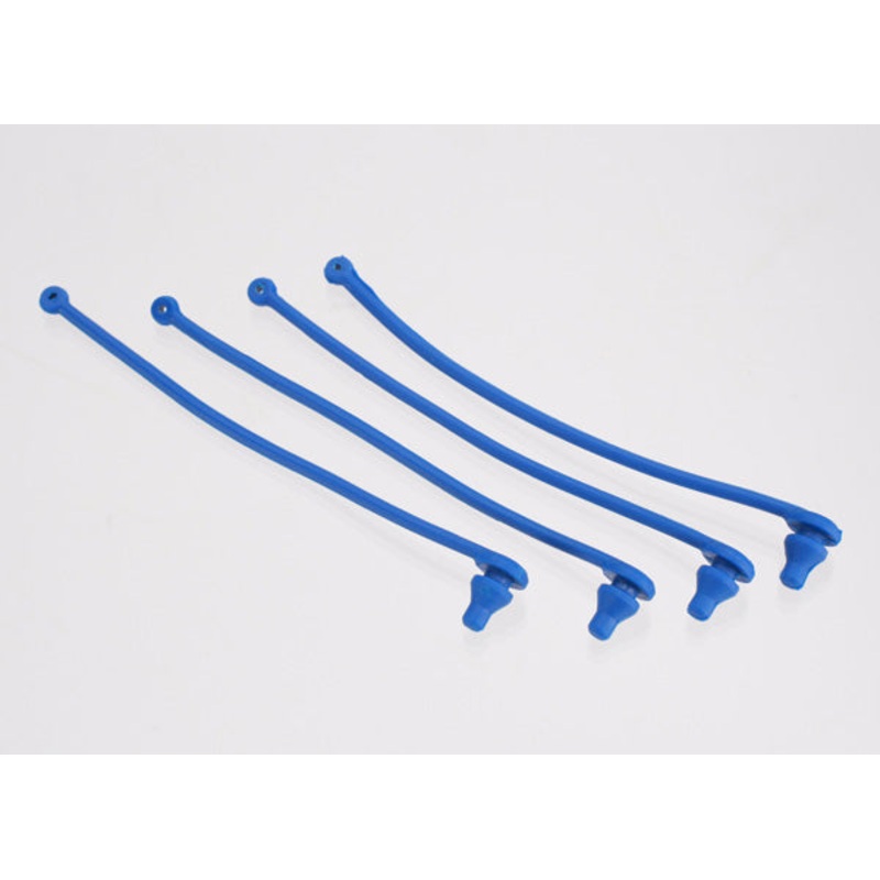 TRAXXAS 5751 Body Clip Retainer, Blue (4)