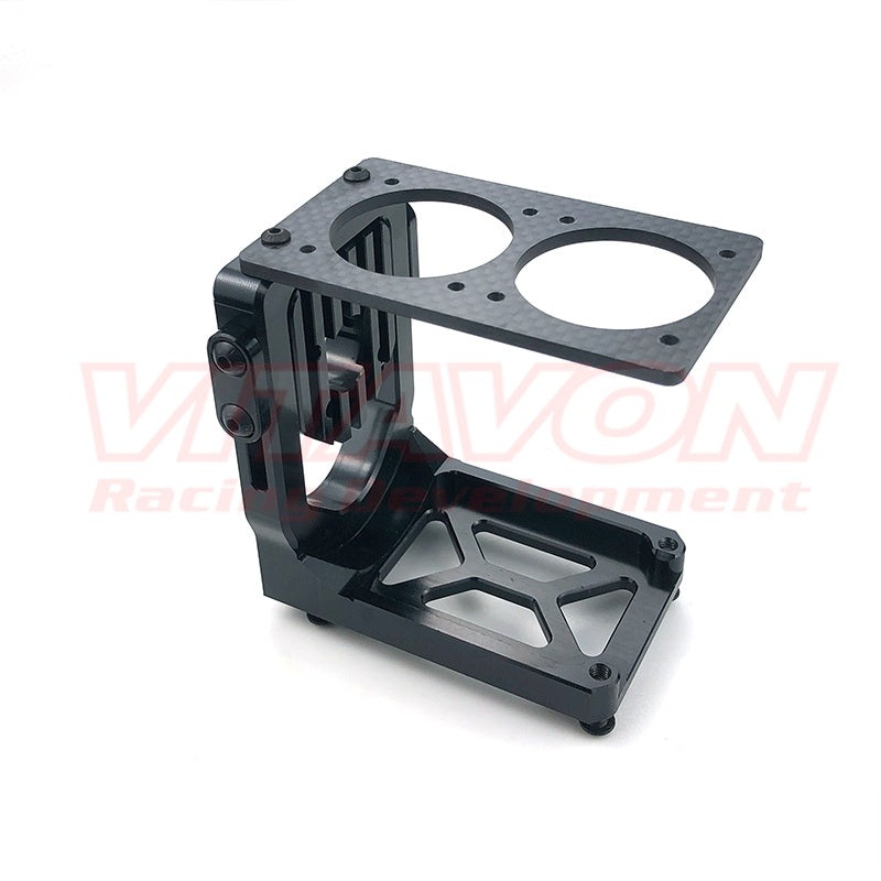 VITAVON XRT0041 CNC Alu7075 Motor Mount & Carbon Plate 40mm Fan Holder For XRT 1/5