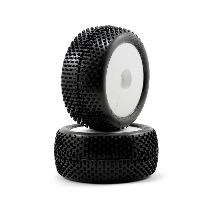 AKA 14101VPW 1/8 Truggy I-Beam Super Soft Premounted White