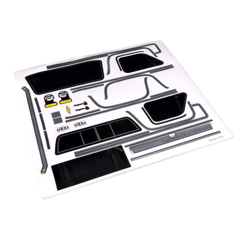 TRAXXAS 9299 Decal sheet, Chevrolet K10 Truck (1979)