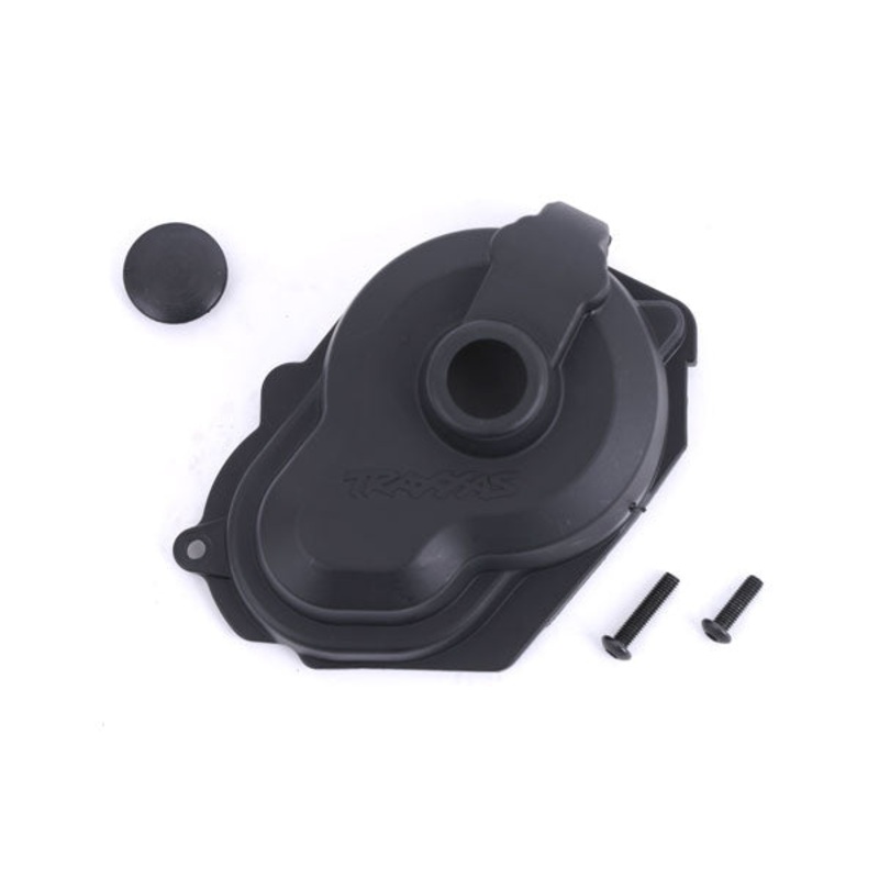 TRAXXAS 9489X Cover, gear/ rubber gear cover plug/ 3x10mm BCS (1)/ 3x14mm BCS (1)