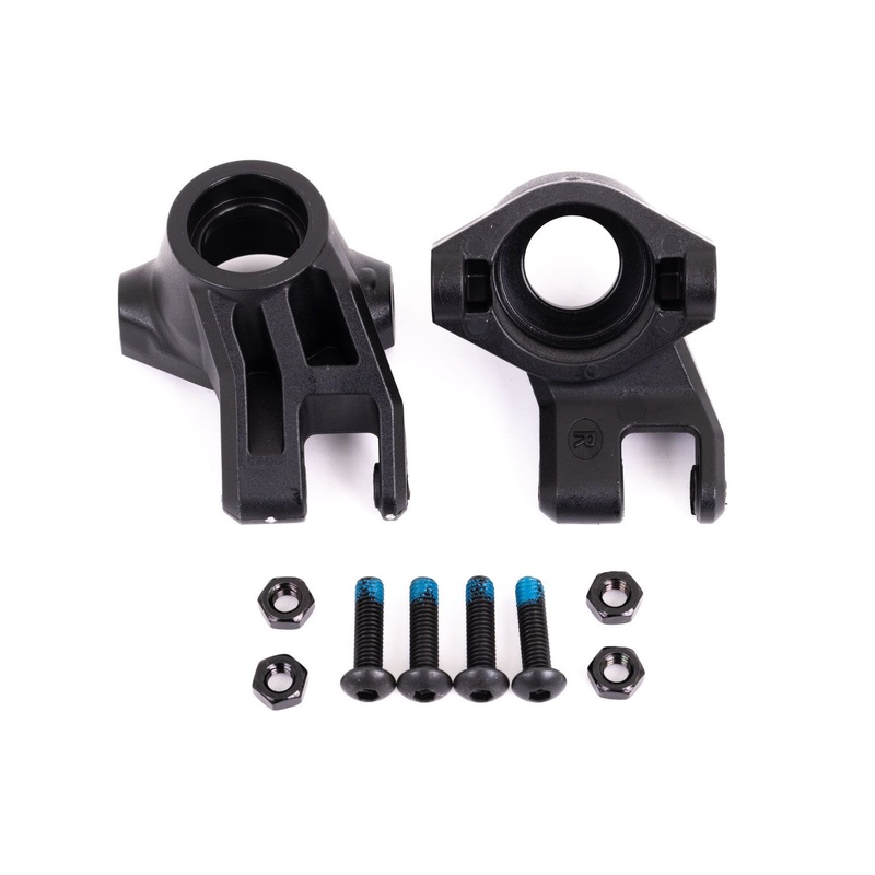 TRAXXAS 9537 Steering blocks, left & right/ 4x16mm BCS (4)/ M4x0.7 NL (4)