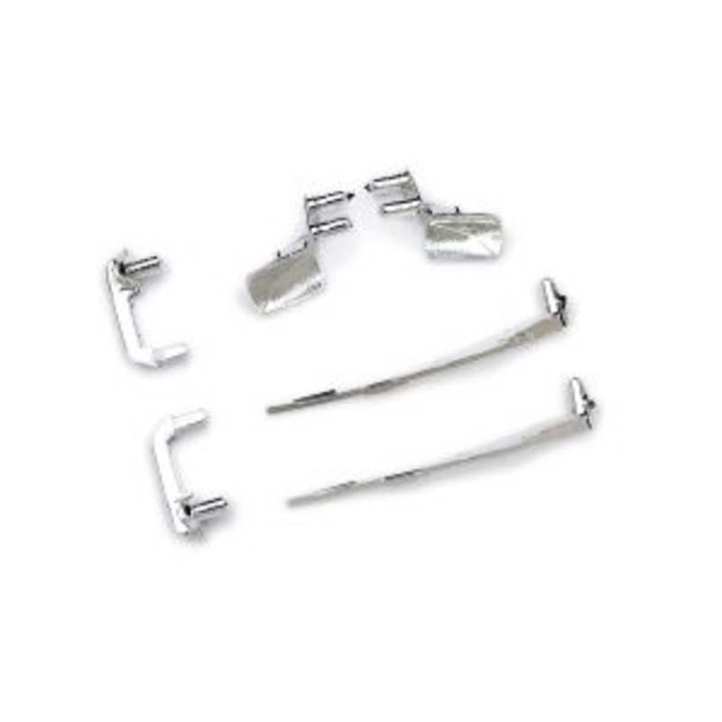 TRAXXAS 9817 Door handles (left & right)/ mirrors, side (left & right)/ windshield wipers (fits #9811 body)