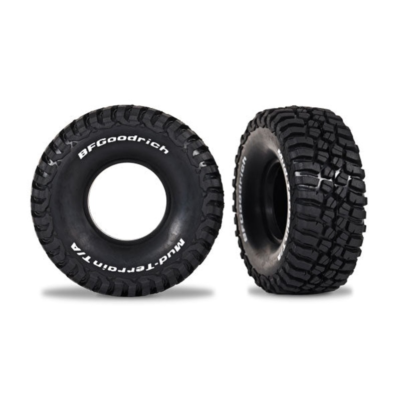 TRAXXAS 9868 Tires, BFGoodrich Mud-Terrain T/A KM3 2.4x1.0" (2)