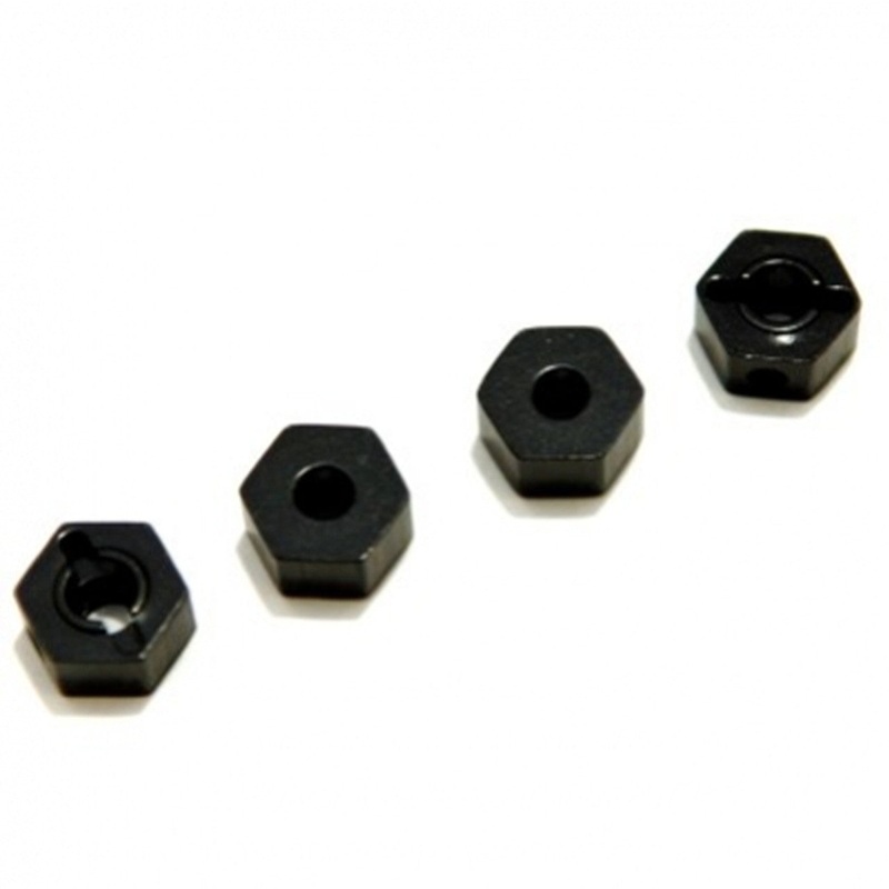 STRC STC42069BK Aluminum 6.5mm Hex Adapters Black : Associated Enduro