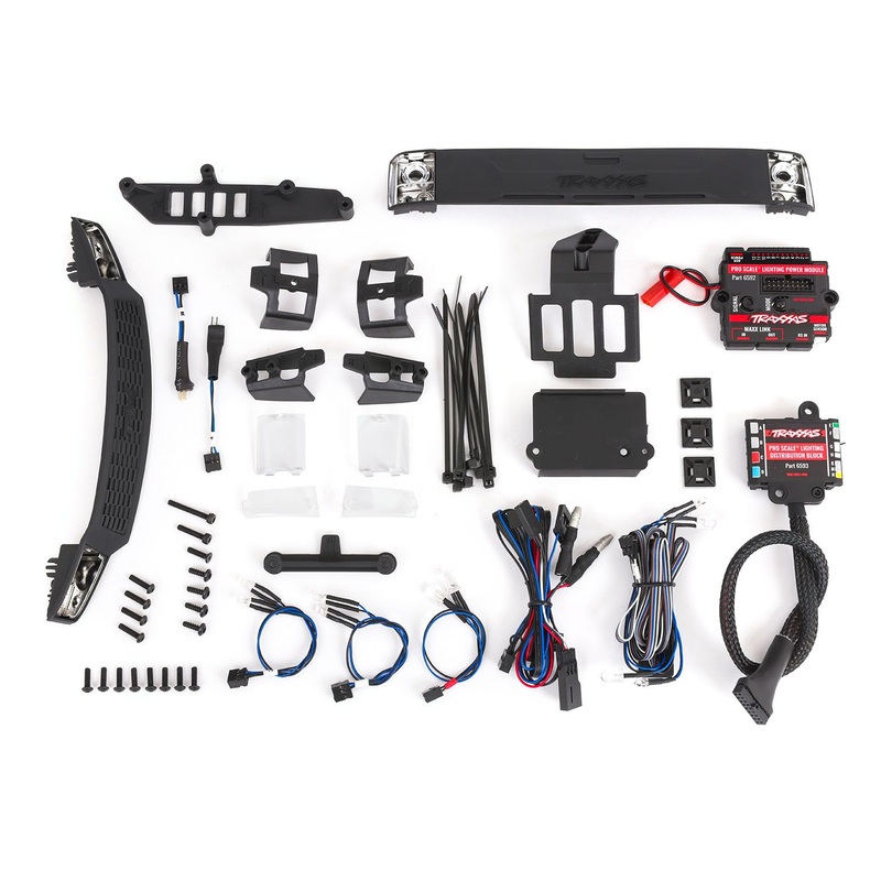TRAXXAS 8085X LED light set, TRX-4 Sport, complete with power module (contains headlights, tail lights, & distribution block) (fits #8111 or #8112 body)