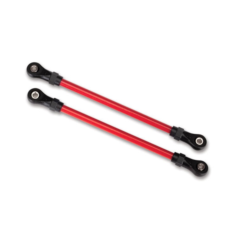 TRAXXAS 8143R Suspension links, front lower, red (2) (5x104mm, powder coated steel) (assembled with hollow balls) (for use with #8140R TRX-4 Long Arm Lift Kit)