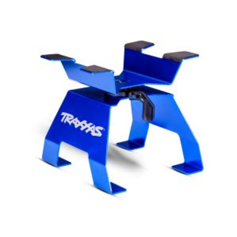 TRAXXAS 8797-BLUE car and truck stand, X-Trucks, blue