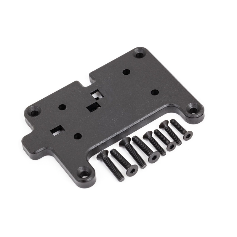 TRAXXAS 8844X Mounting plate, winch/ 3x15mm CCS (4)/ 2.5x12mm CCS (4) (fits TRX-6 Ultimate RC Hauler))