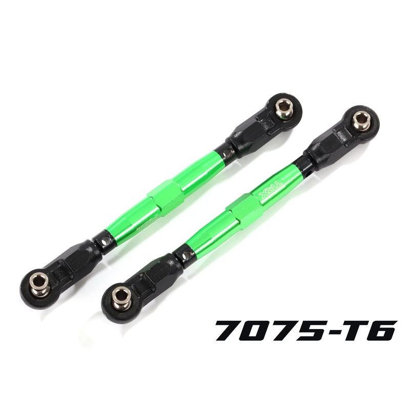 TRAXXAS 8948G Toe links, front (TUBES green-anodized, 7075-T6 aluminum, stronger than titanium) (88mm) (2)/ rod ends, rear (4)/ rod ends, front (4)/ aluminum wrench (1)