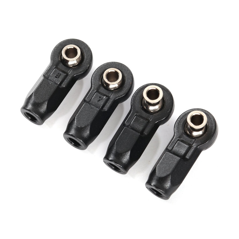 TRAXXAS 8958 Rod ends (4) (assembled with steel pivot balls) (replacement ends for #8547A, 8547R, 8547X, 8948A, 8948G, 8948R, 8948X, 8997A, 8997G, 8997R, 8997X)