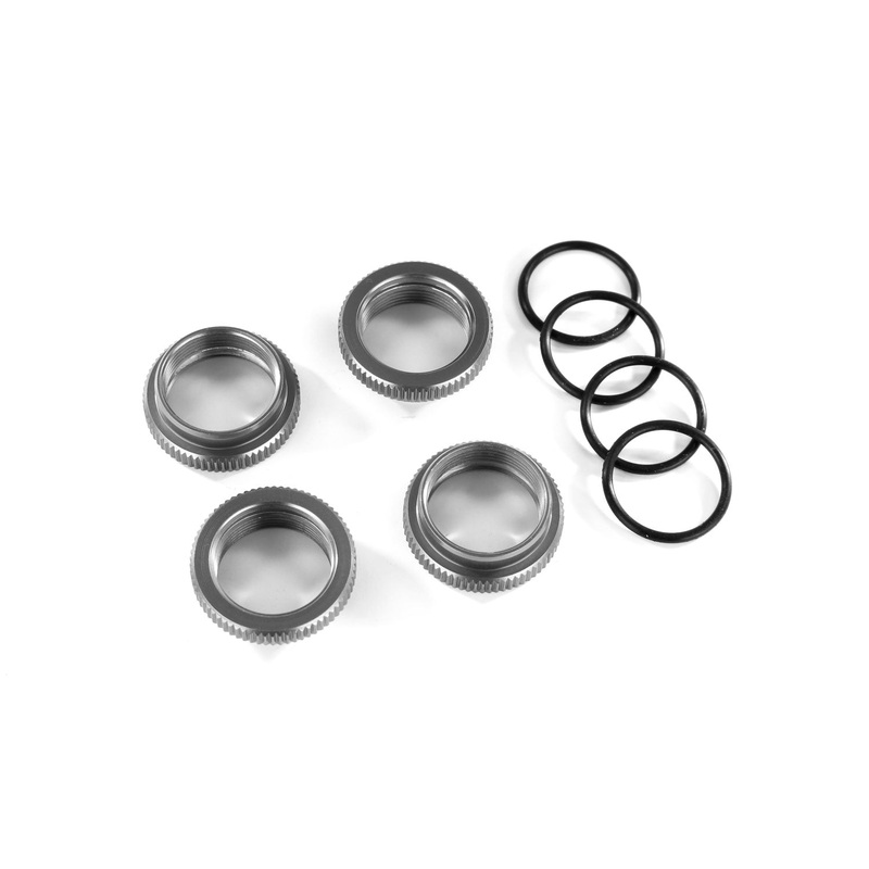 TRAXXAS 8968-GRAY SPRING RETAINER GT-MAXX ALUM GRAY