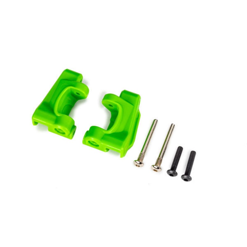 TRAXXAS 9135-GREEN Caster blocks (c-hubs), extreme heavy duty, (left & right)/ 3x26mm hinge pins (2)/ 3x15mm BCS (2) (for use with #9182 upgrade kit) (Copy)