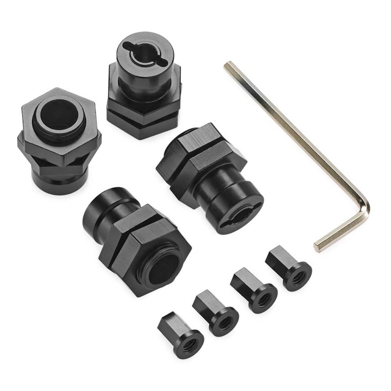 STRC STC71049BK ST Racing Concepts Aluminum Hex Conversion 17mm Black Wraith / AX10 Deadbolt