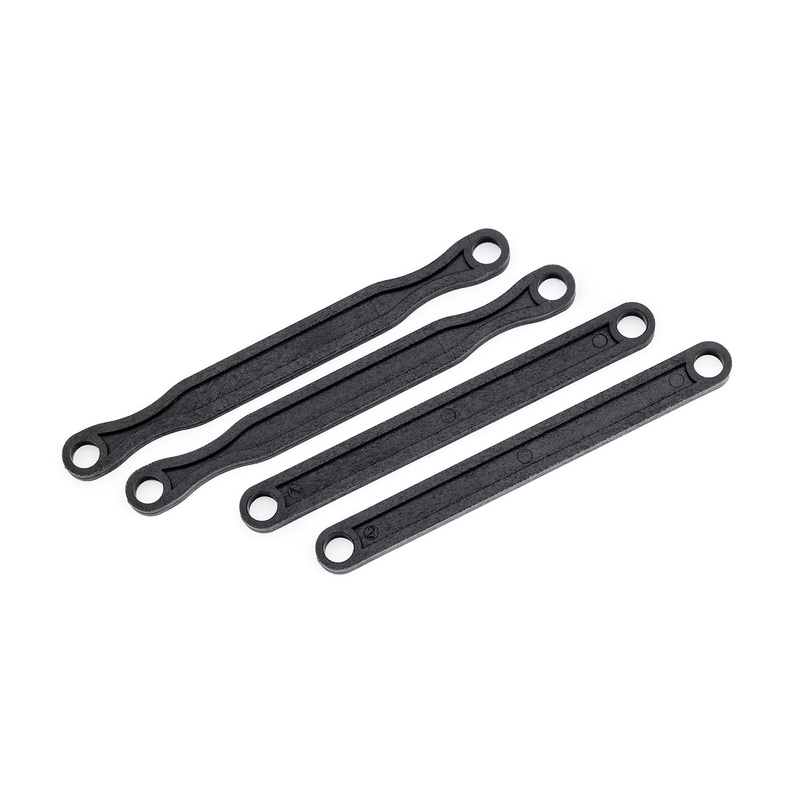TRAXXAS 6748-BLK Camber link set (plastic/ non-adjustable) (front &rear) (black)