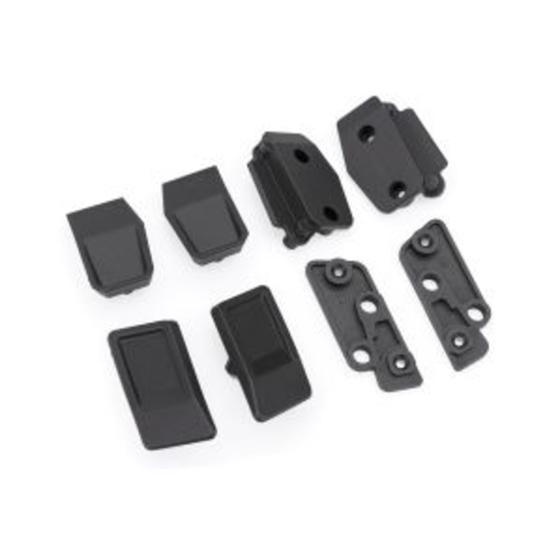 TRAXXAS 6966 Latch mounts/ retainers (front & rear, left & right)