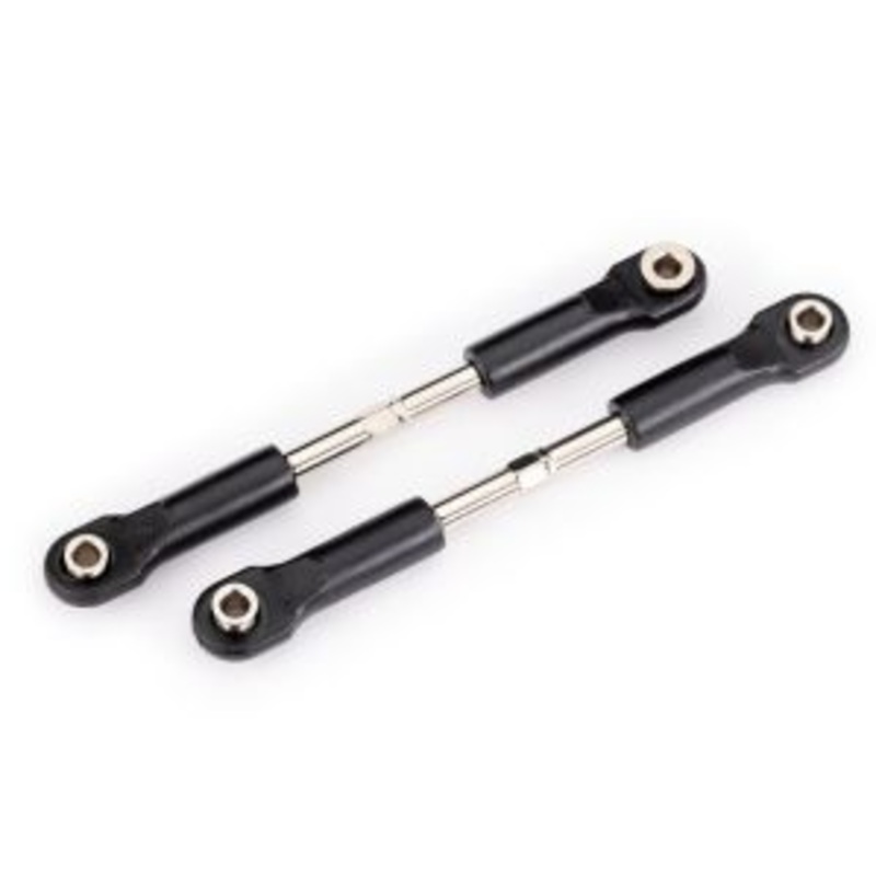 TRAXXAS 7433 Turnbuckles, toe link, 47mm (77mm center to center) (assembled with rod ends and hollow balls) (1 left, 1 right)