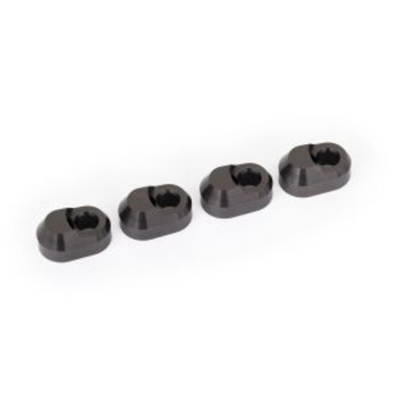 TRAXXAS 7743-GRAY Suspension pin retainer, 6061-T6 aluminum (gray-anodized) (4)