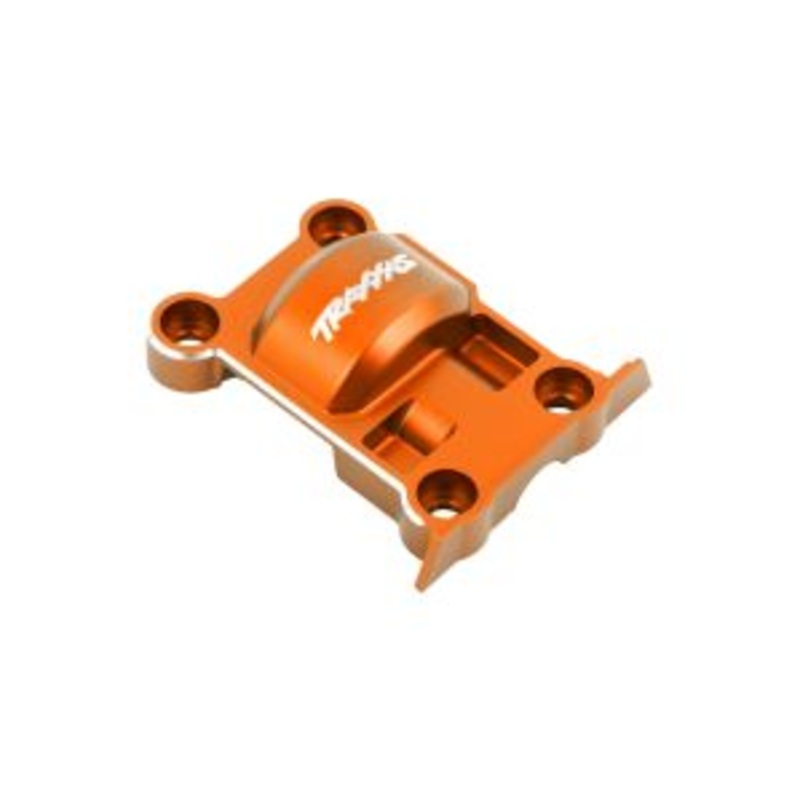 TRAXXAS 7787-ORANGE Cover, gear (orange-anodized 6061-T6 aluminum)