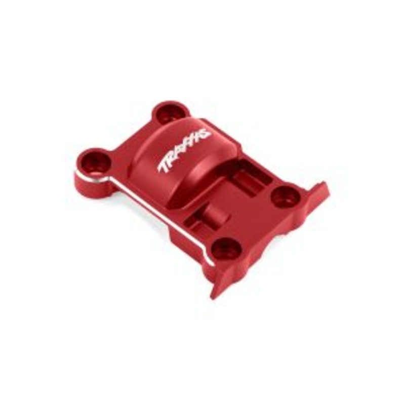 TRAXXAS 7787-RED Cover, gear (red-anodized 6061-T6 aluminum)
