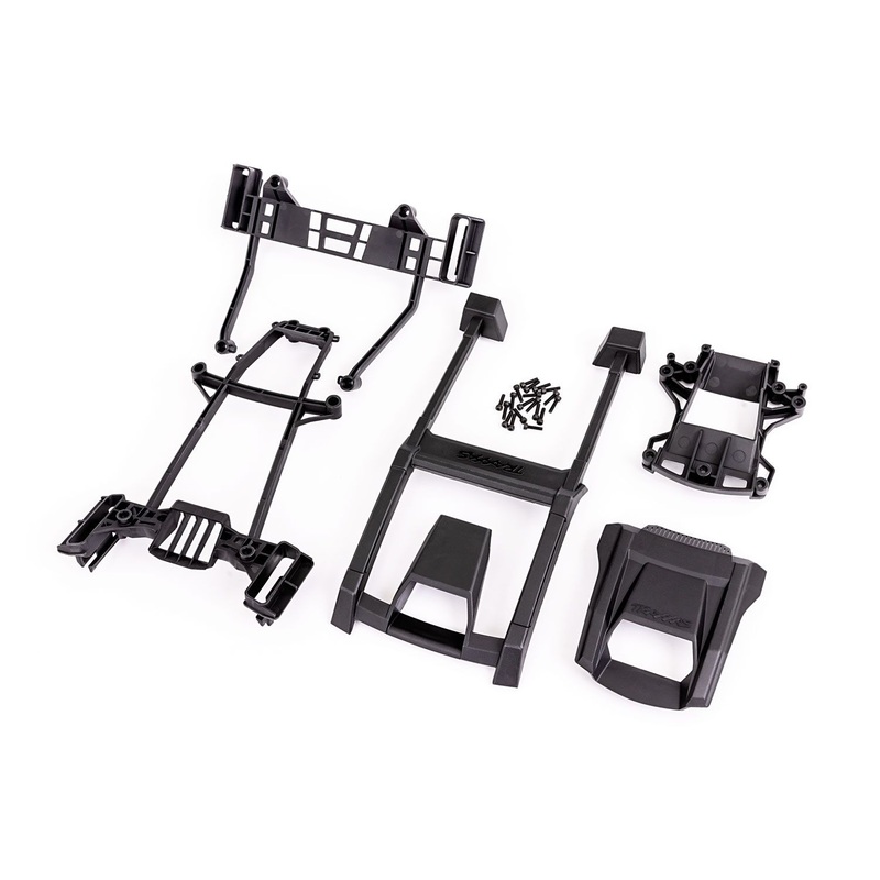 TRAXXAS 7813 Body support (includes front mount & rear latch, roof & hood skid pads)/ 3x12mm CS (19) (attaches to #7812 body)