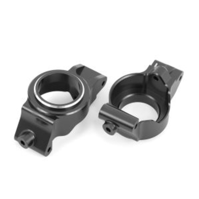 TRAXXAS 7832-GRAY Caster blocks (c-hubs), 6061-T6 aluminum (gray-anodized), left & right