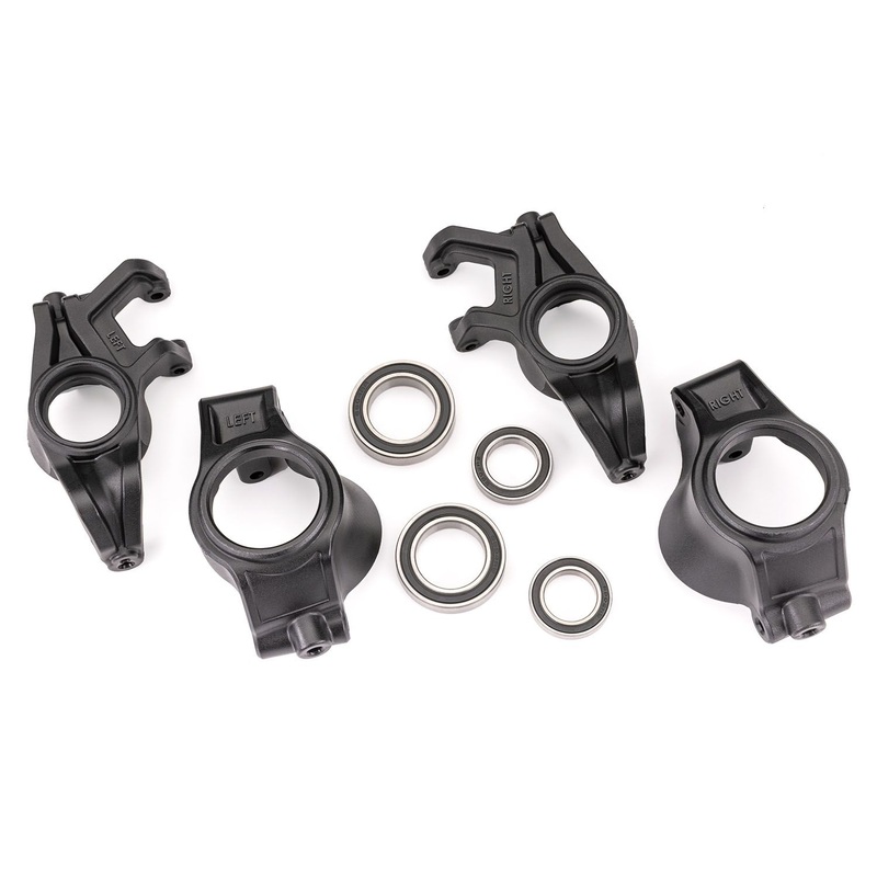 TRAXXAS 7836X Steering blocks, left & right/ caster blocks (c-hubs), left & right/ 20x32x7mm bearings (2)/ 15x24x5mm bearings (2)