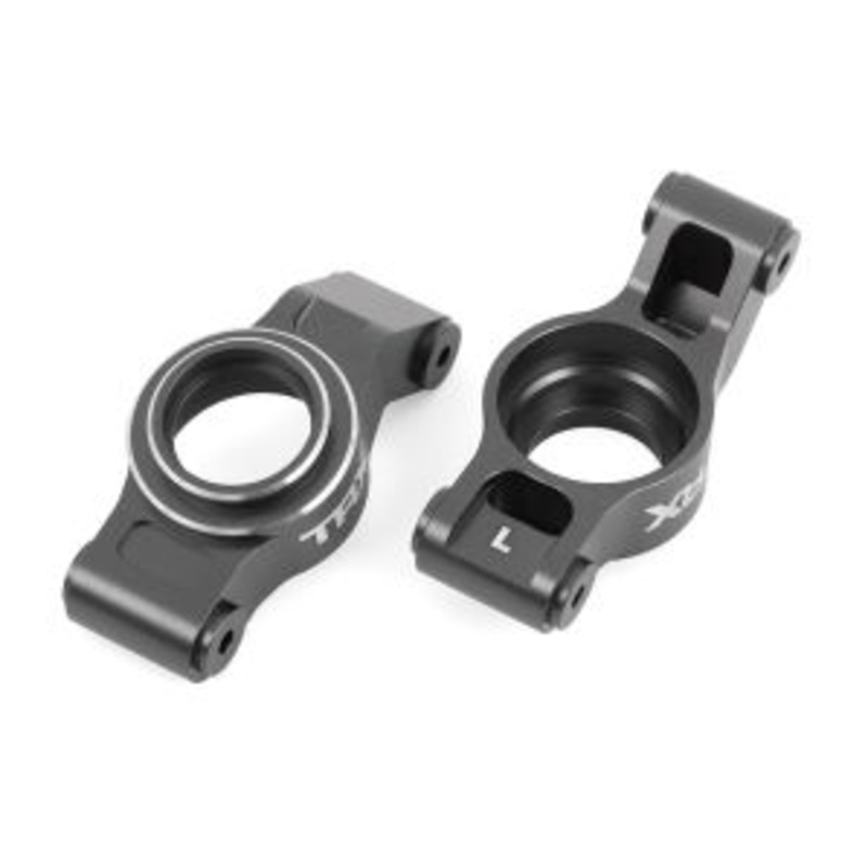 TRAXXAS 7852-GRAY Carriers, stub axle (gray-anodized 6061-T6 aluminum) (left & right)