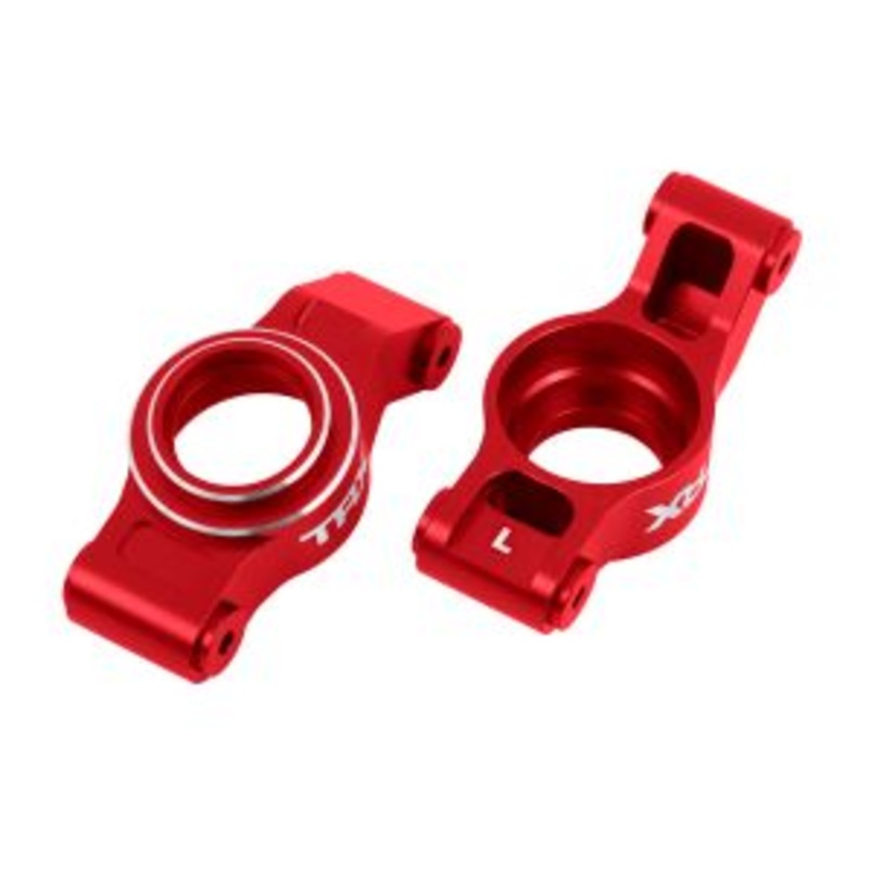 TRAXXAS 7852-RED Carriers, stub axle (red-anodized 6061-T6 aluminum) (left & right)