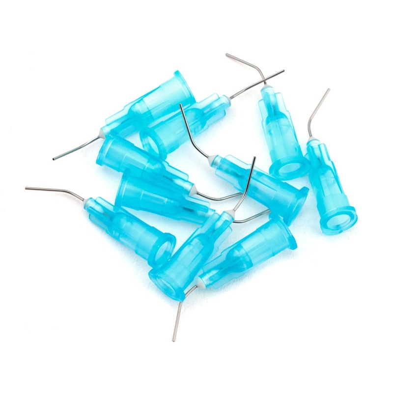 1 UP 10202 HD Curved Steel CA Glue Tips (Thin Glue) (10)