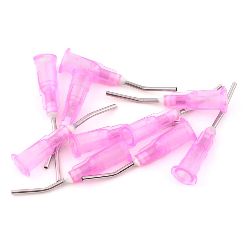 1 UP 10204 1UP Racing HD Curved Steel CA Glue Tips (Thick Glue) (10)