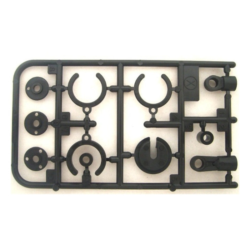 TAMIYA 0225072 RC X PARTS: 58181/124/123/122