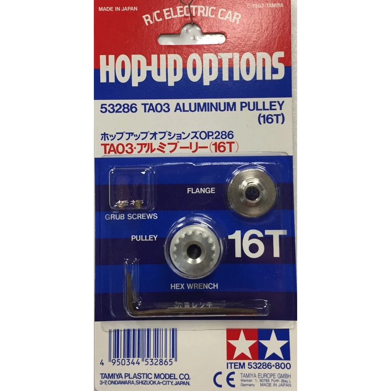 TAMIYA 53286 RC TA03 ALUMINUM PULLEY 16T