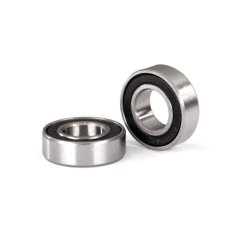 TRAXXAS 5118A Ball bearings, black rubber sealed (8x16x5mm) (2)