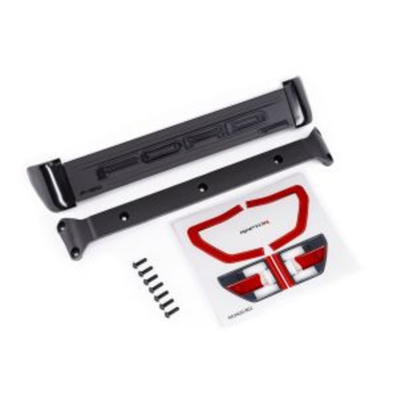 TRAXXAS 10121 Tailgate trim/ trim mount/ 3x10mm BCS (7)/ decals (attaches to #10111 body)