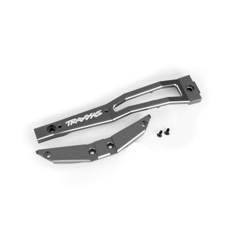 TRAXXAS 10221-GRAY Chassis brace, front, 6061-T6 aluminum (gray-anodized/ 2.5x6mm CCS (with threadlock) (2)