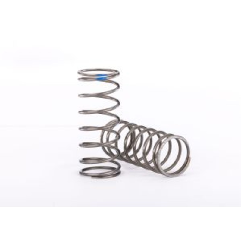 TRAXXAS 10243 Springs, shock (natural finish) (GT-Maxx) (1.400 rate, blue stripe) (2)