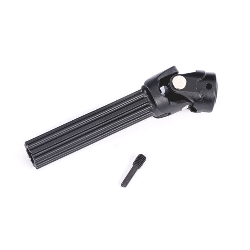 TRAXXAS 10249 Differential output yoke assembly, front or rear, Maxx Duty steel core (1) (assembled with external-splined half shaft)