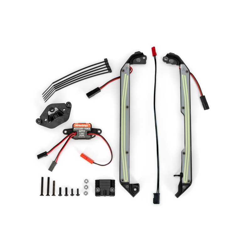 TRAXXAS 10590-GREEN LED light set, green, complete (underbody) (fits 4-Tec 2.0 or 4-Tec Drift)