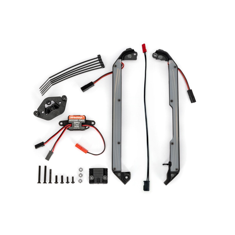 TRAXXAS 10590-WHITE LED light set, white, complete (underbody) (fits 4-Tec 2.0 or 4-Tec Drift)