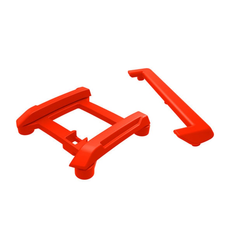 TRAXXAS 10717-RED Skid plate (roof)/ tailgate protector (red)/ mounts (2)/ 3x8mm BCS (7) (fits #10711 body)