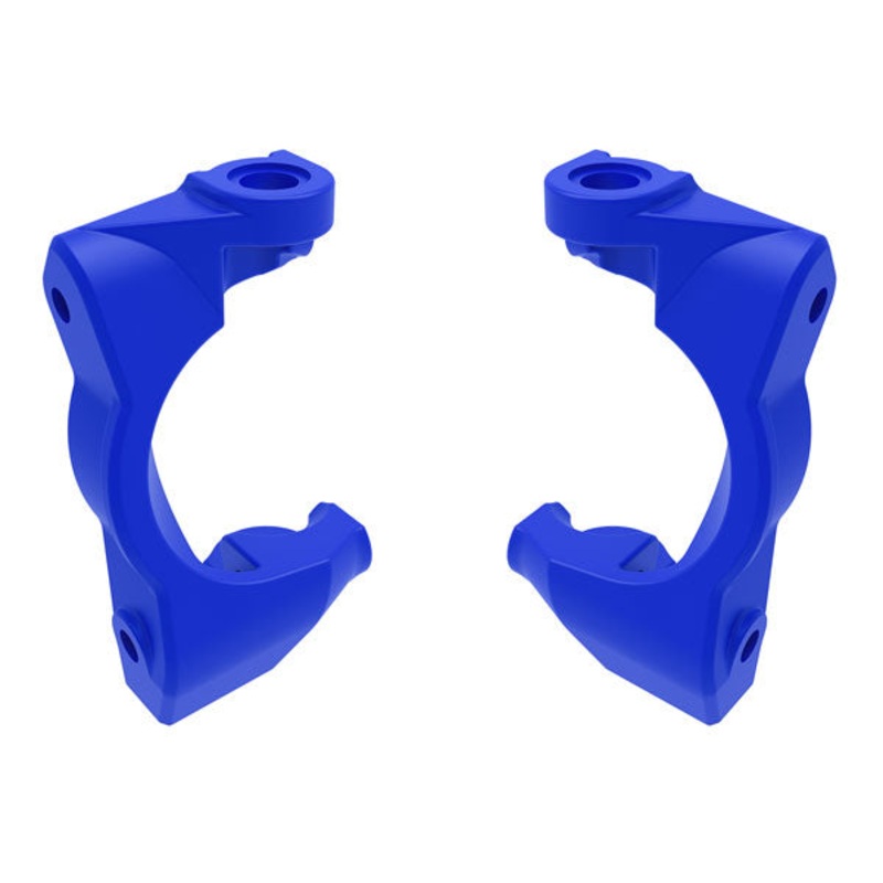 TRAXXAS 10732-BLUE Caster blocks (c-hubs), left & right (blue)