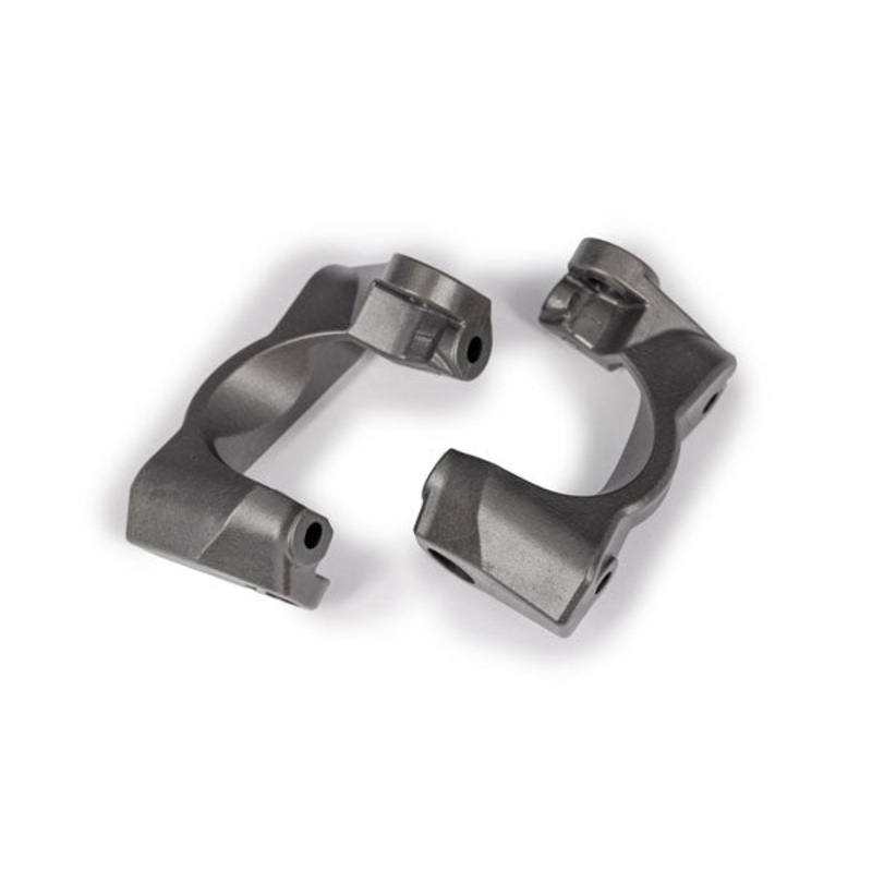 TRAXXAS 10732-GRAY Caster blocks (c-hubs), left & right (gray)