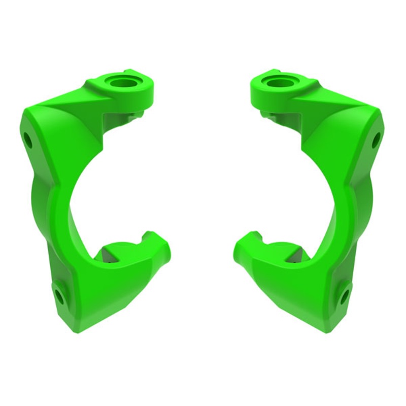 TRAXXAS 10732-GRN Caster blocks (c-hubs), left & right (green)