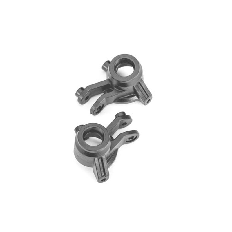 TRAXXAS 10736-GRAY Steering blocks, left & right (gray)