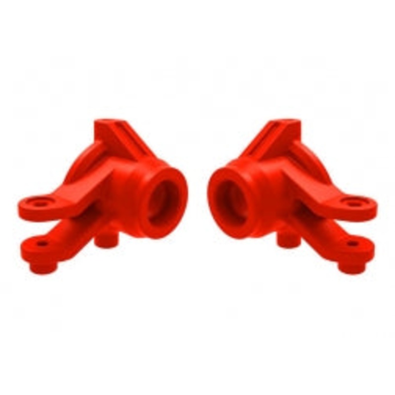 TRAXXAS 10736-RED Steering blocks, left & right (red)