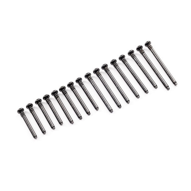 TRAXXAS 10740 Suspension screw pin set, front or rear, 3x40mm (6), 3x32mm (4), 3x28mm (4), 3x46mm (2)