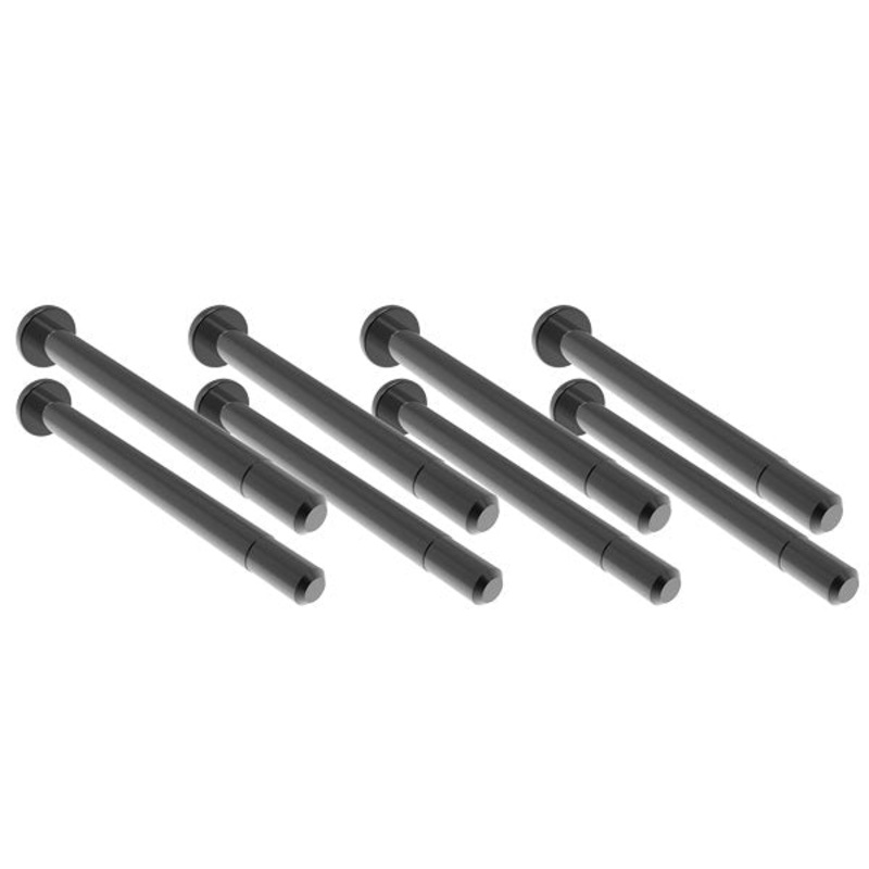 TRAXXAS 10740X Suspension pins, outer (hardened steel), 3x34mm (4), 3x37mm (4)