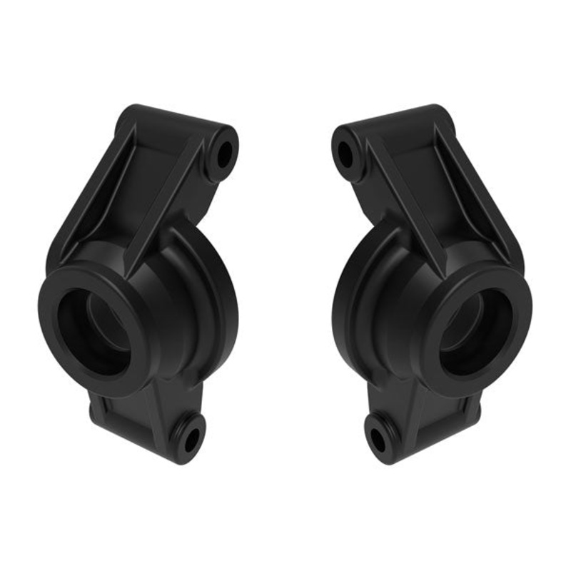 TRAXXAS 10752-BLACK Carriers, stub axle (black) (rear) (left & right)