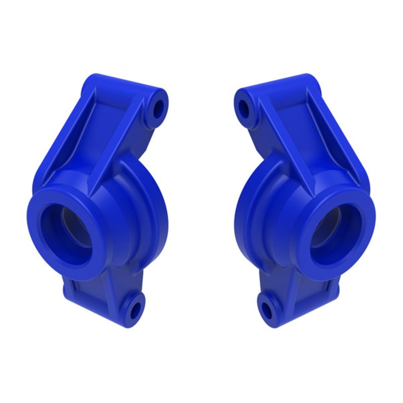 TRAXXAS 10752-BLUE Carriers, stub axle (blue) (rear) (left & right)